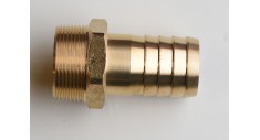 Brass hose connector bsp male